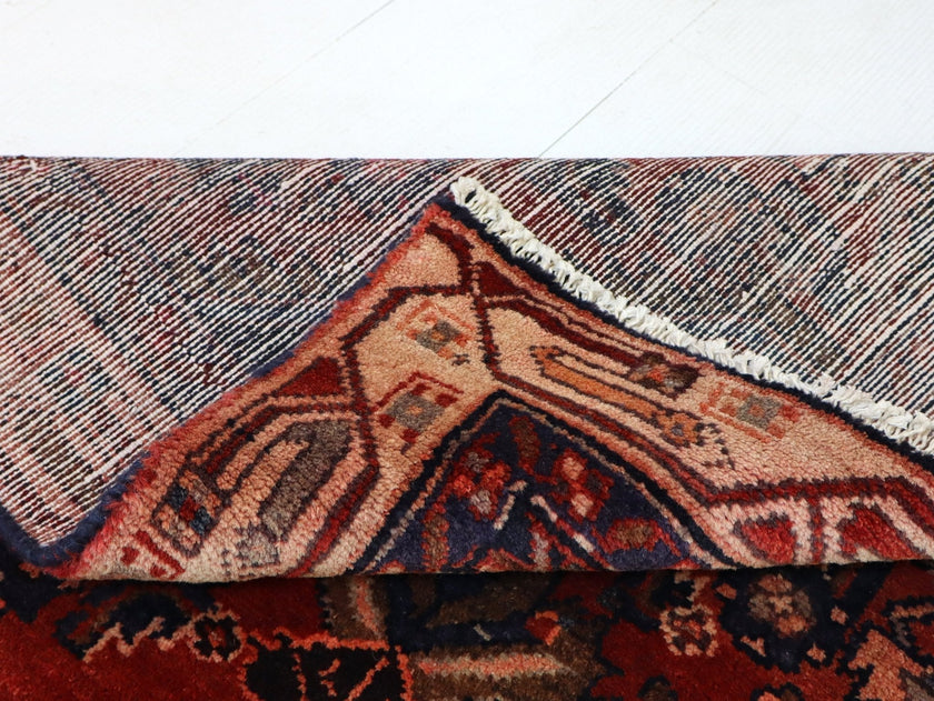 Persian Hosseinabad Runner Rug | 3' 2” x 12' 6