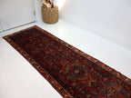 Persian Hosseinabad Runner Rug | 3' 2” x 12' 6