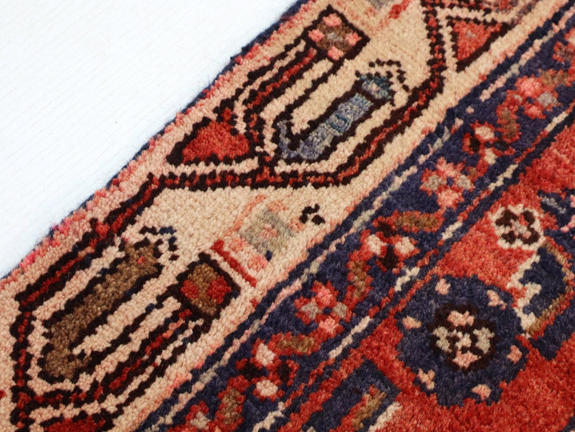 Persian Hosseinabad Runner Rug | 3' 2” x 12' 6