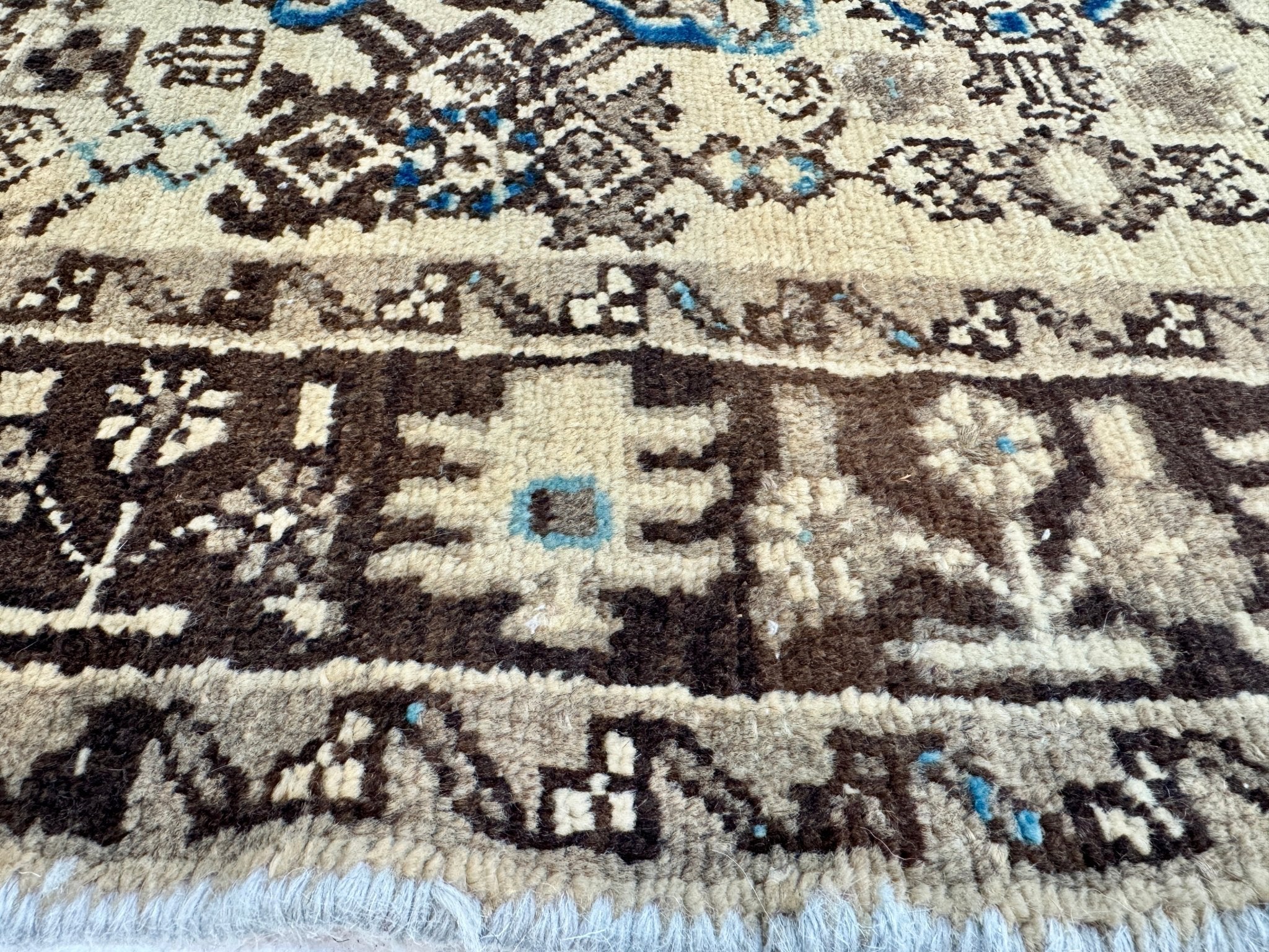 Persian Hosseinabad Runner Rug | 3' 8” x 10' 2