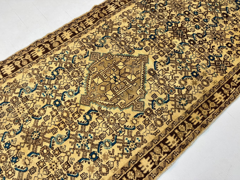 Persian Hosseinabad Runner Rug | 3' 8” x 10' 2