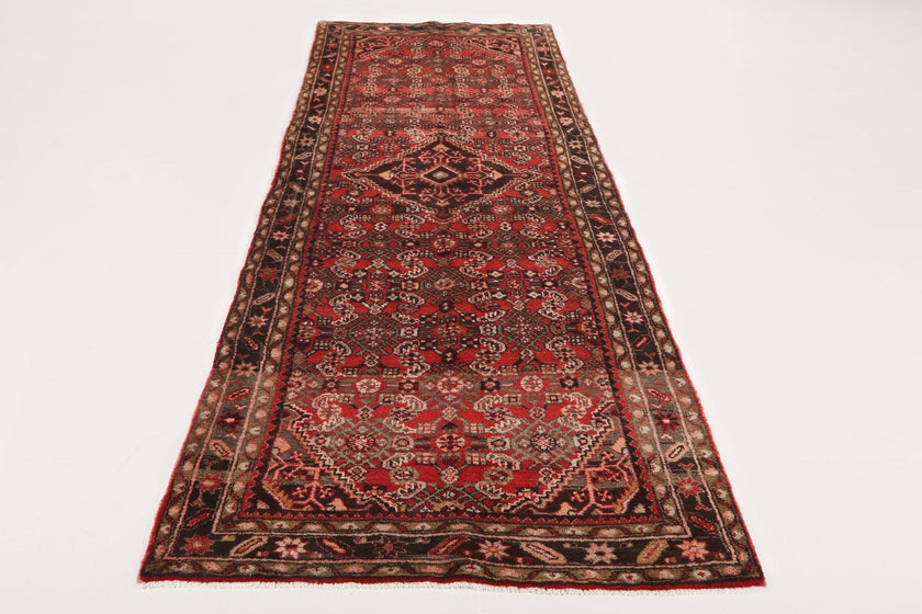 Persian Hosseinabad Runner Rug | 3' 8