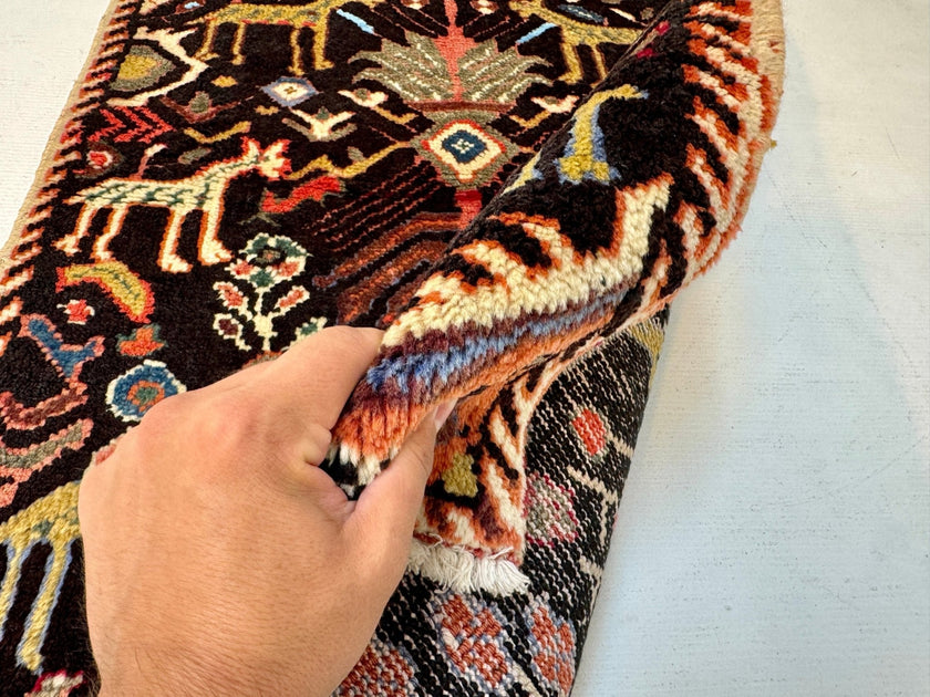 Persian Ilam Rug | 2' 6” x 3' 7