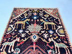 Persian Ilam Rug | 2' 6” x 3' 7