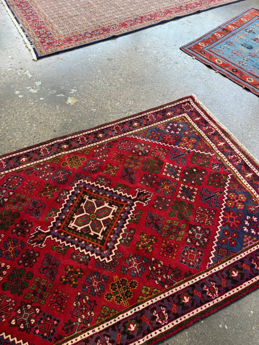 Persian Joshagan Rug |  4' 5
