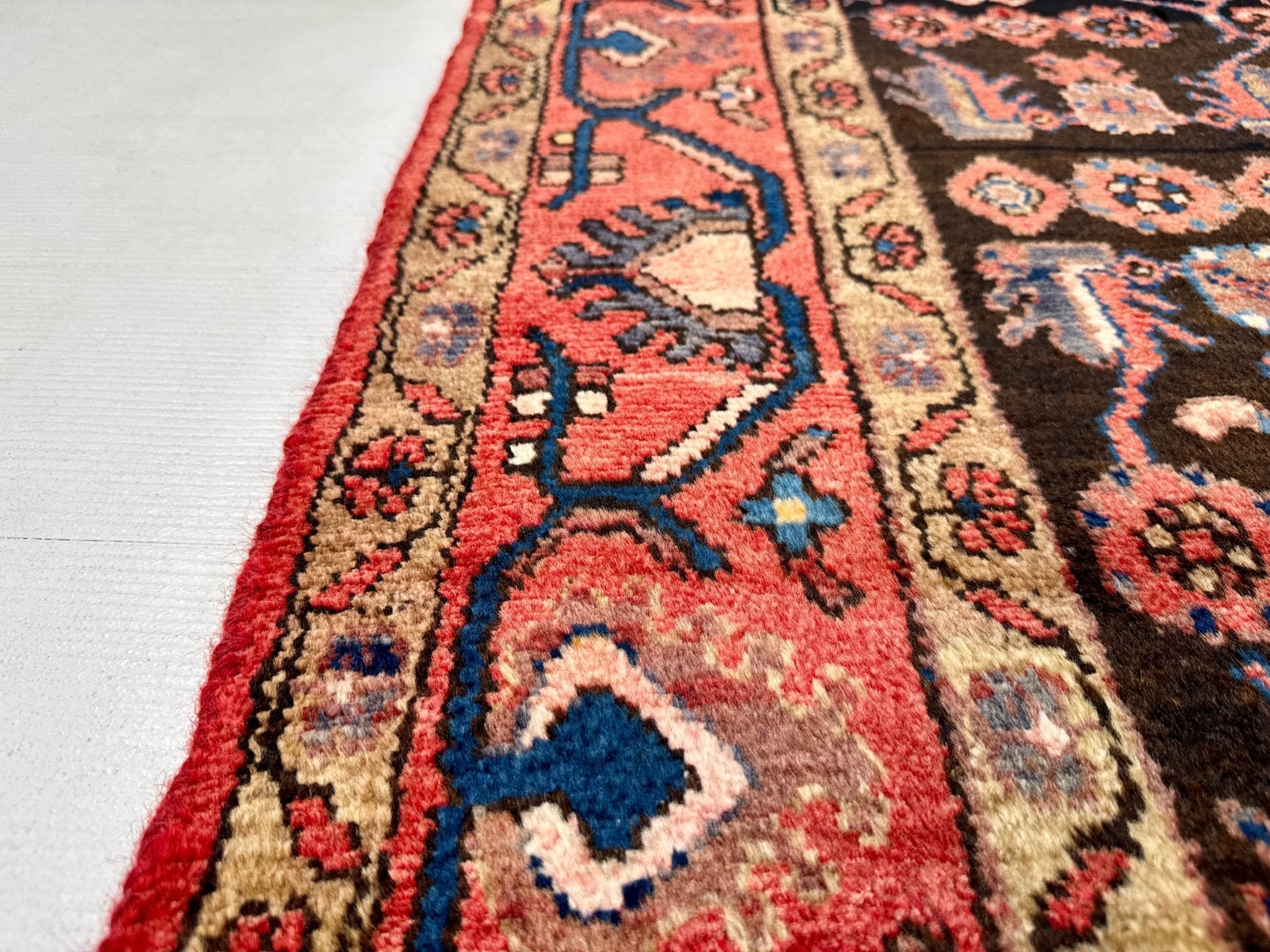 Persian Jozan Rug | 3' 5” x 4' 11