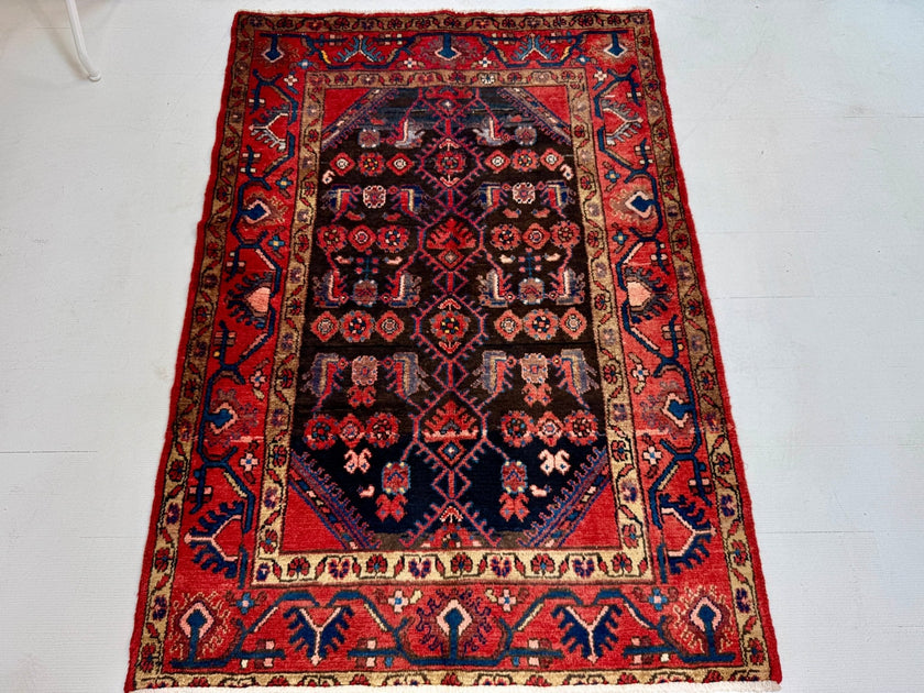 Persian Jozan Rug | 3' 5” x 4' 11