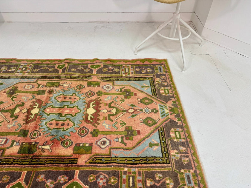 Persian Jozan Rug | 3' 7” x 4' 11