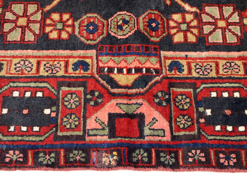Persian Hamadan Rug | 3' 9” x 5' 3