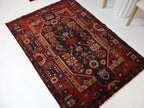 Persian Hamadan Rug | 3' 9” x 5' 3