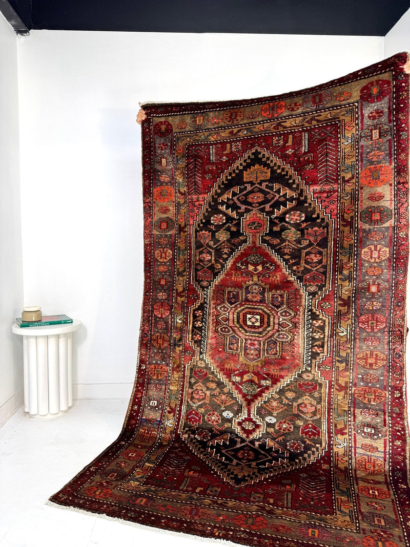 Persian Zanjan Rug | 4' 6” x 7' 9