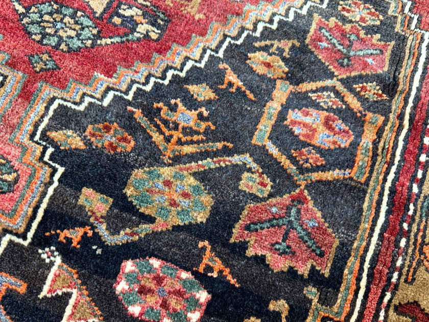Persian Zanjan Rug | 4' 6” x 7' 9