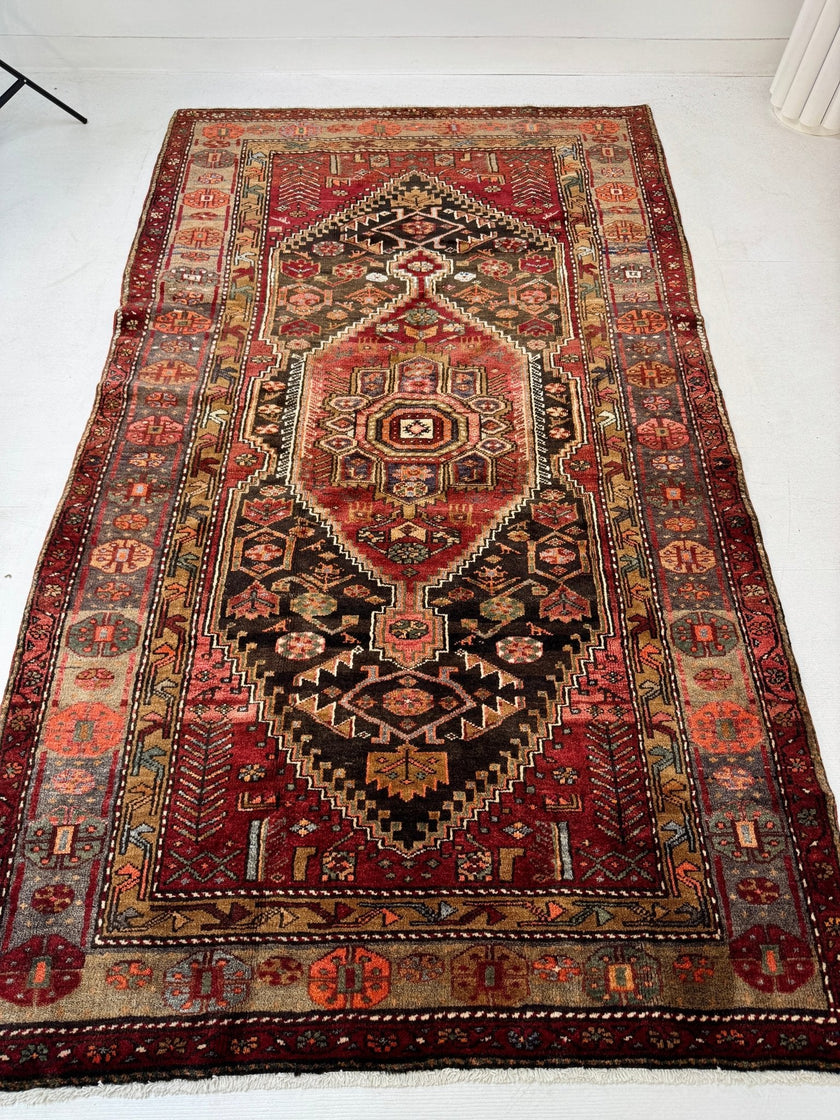Persian Zanjan Rug | 4' 6” x 7' 9