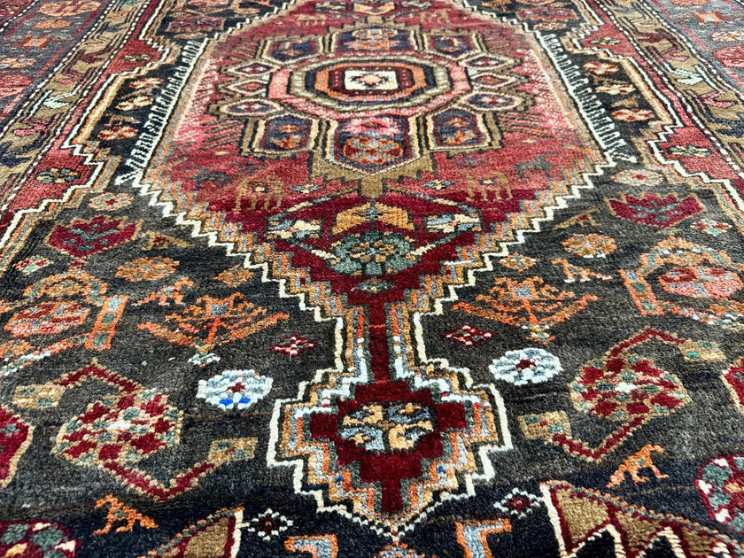 Persian Zanjan Rug | 4' 6” x 7' 9