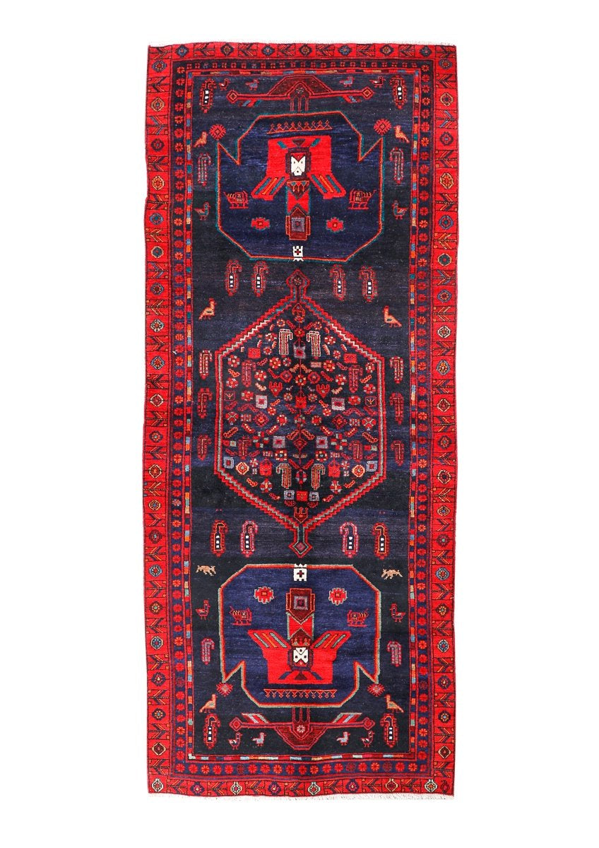 Persian Kurdi Rug | 4' 4” x 11' 2