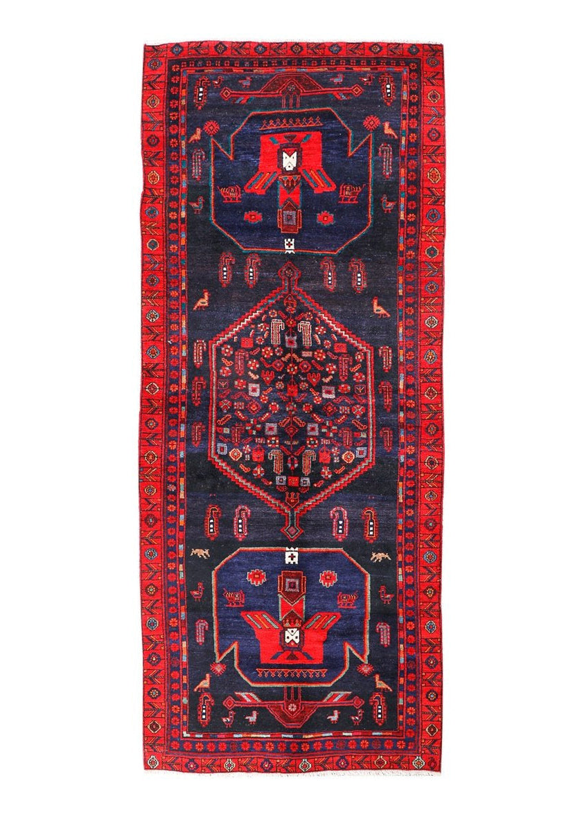 Persian Kurdi Rug | 4' 4” x 11' 2