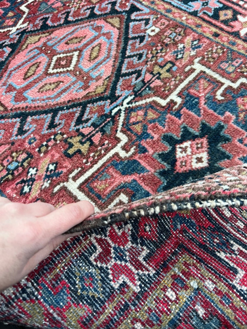 Persian Karaja Rug | 4' 7