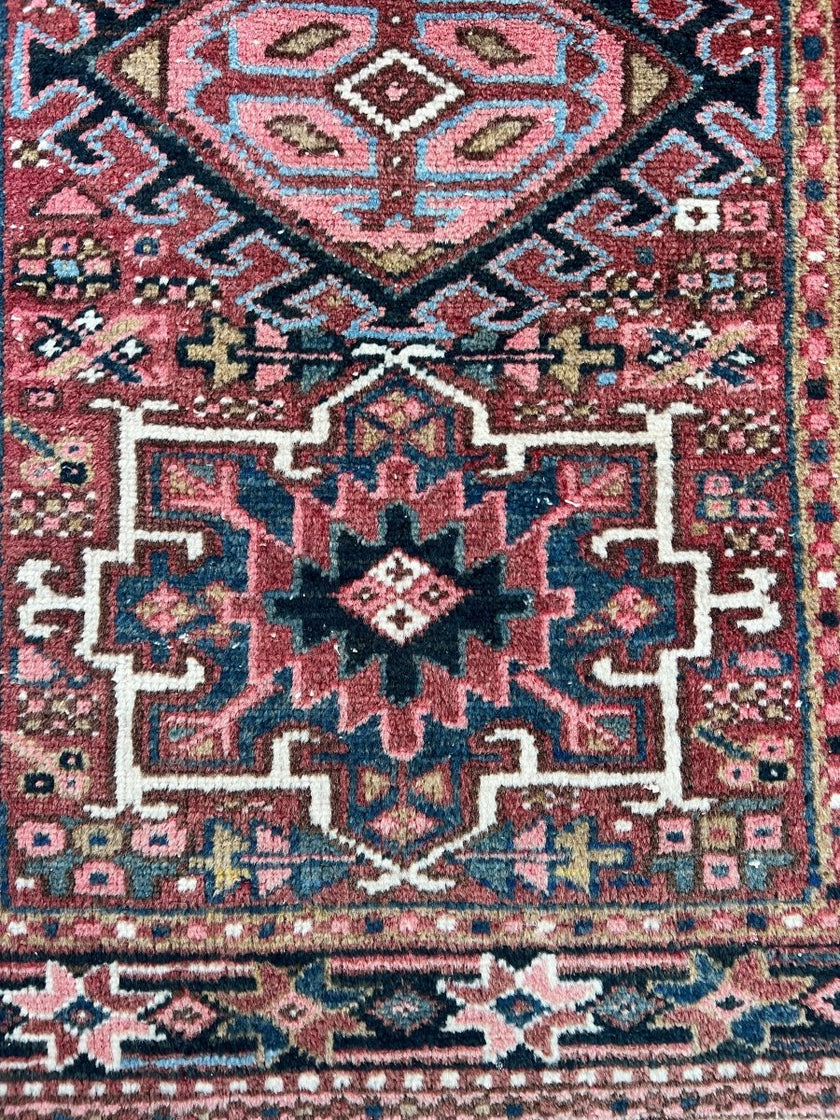 Persian Karaja Rug | 4' 7