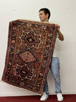 Persian Karaja Rug | 4' 7