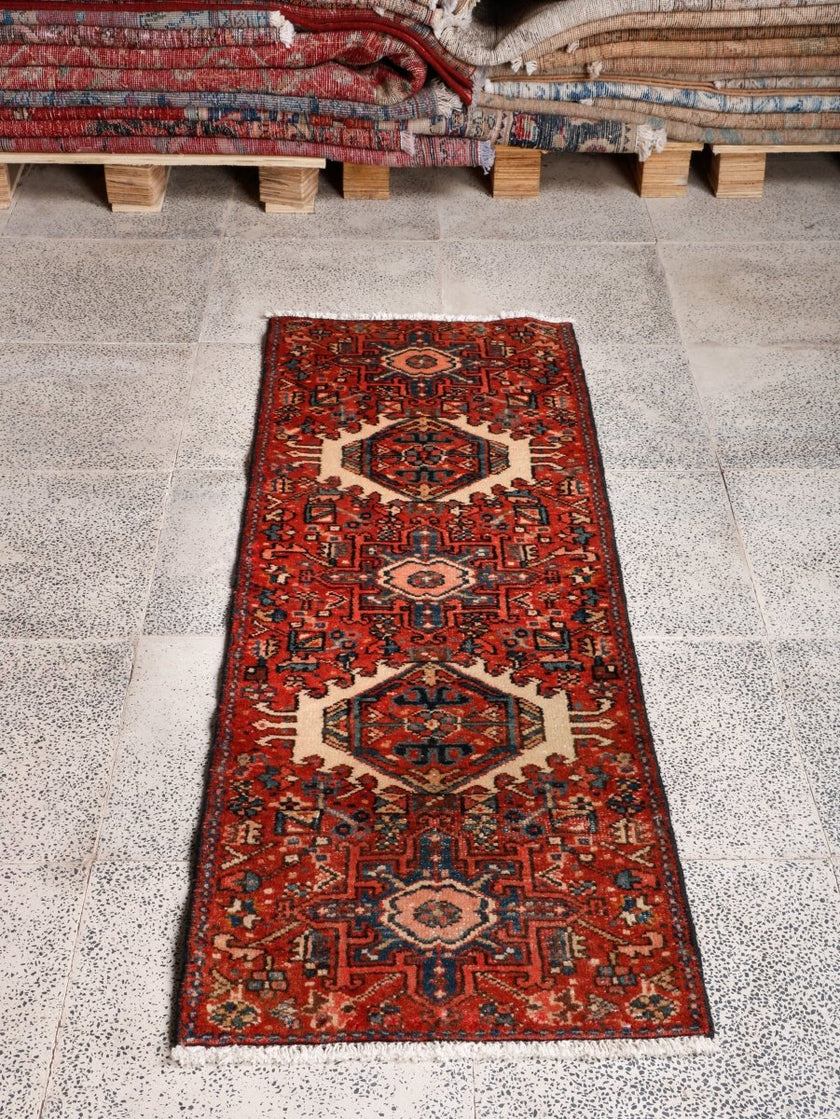 Persian Karaja Runner Rug | 1' 8” x 5' 1