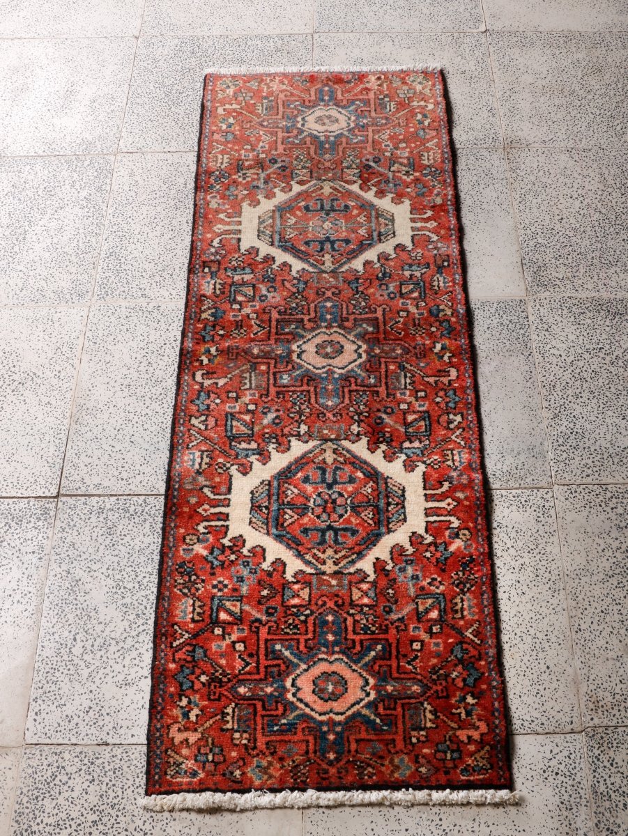 Persian Karaja Runner Rug | 1' 8” x 5' 1