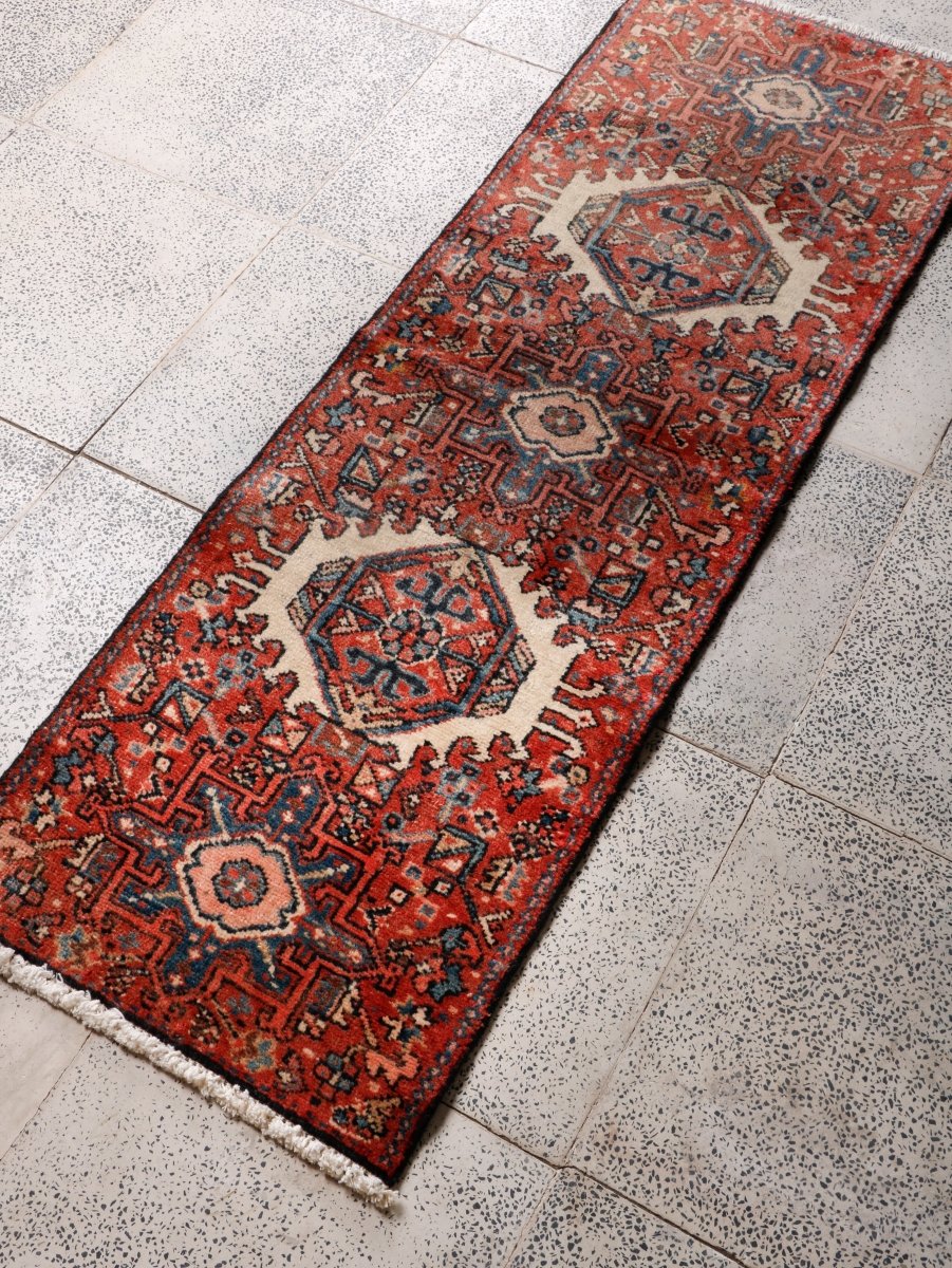 Persian Karaja Runner Rug | 1' 8” x 5' 1