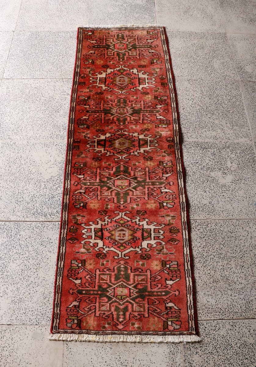 Persian Karaja Runner Rug | 1' 8” x 5' 6