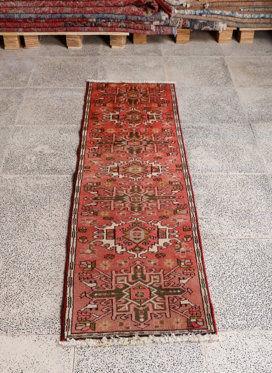 Persian Karaja Runner Rug | 1' 8” x 5' 6