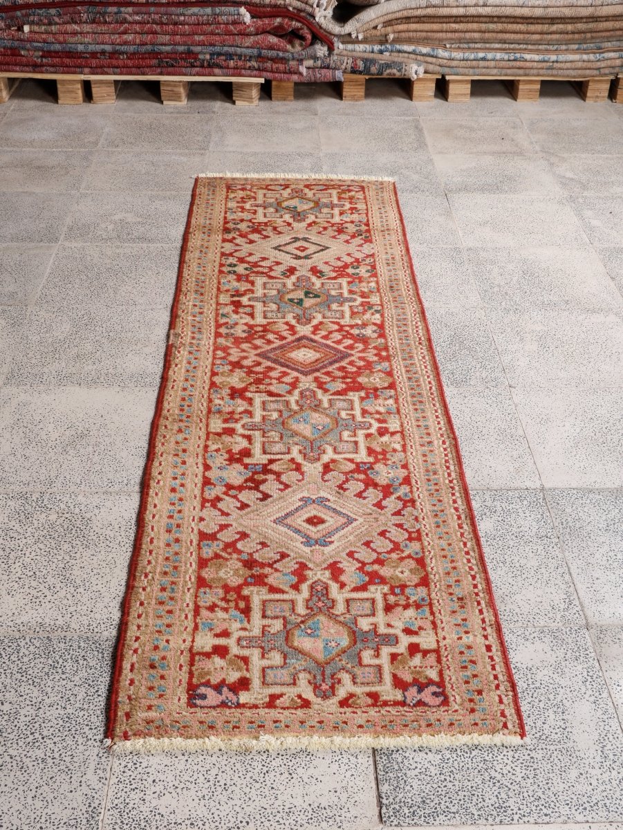 Persian Karaja Runner Rug | 2' 2” x 7' 10