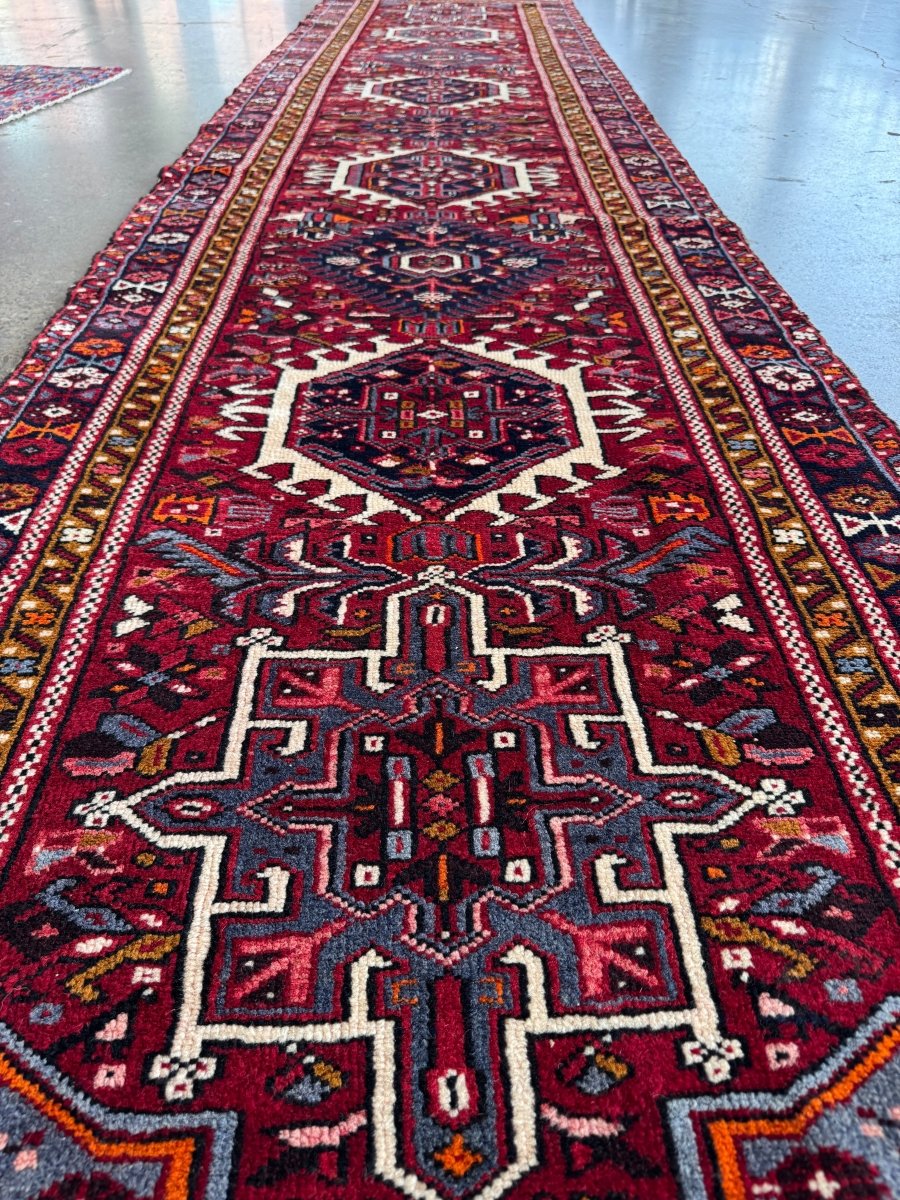 Persian Karaja Runner Rug | 3' 1