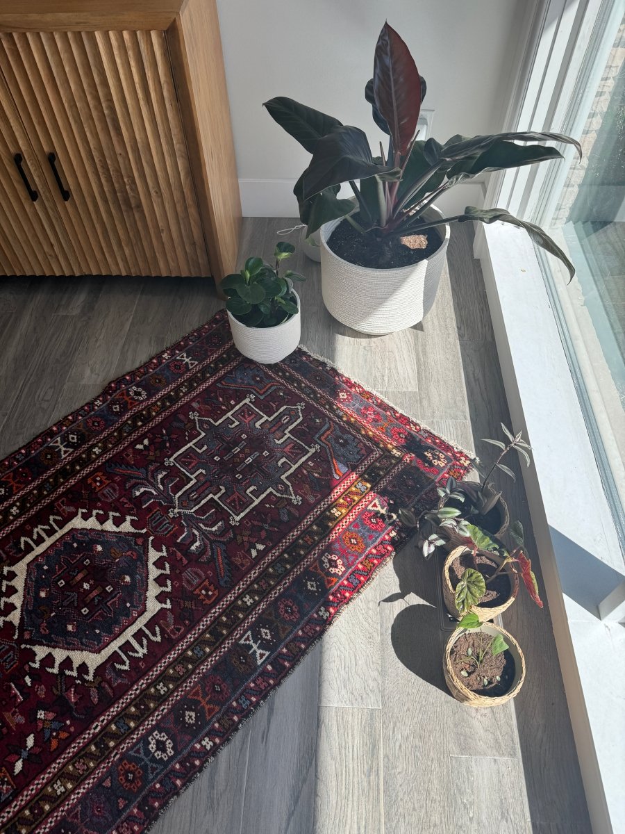 Persian Karaja Runner Rug | 3' 1