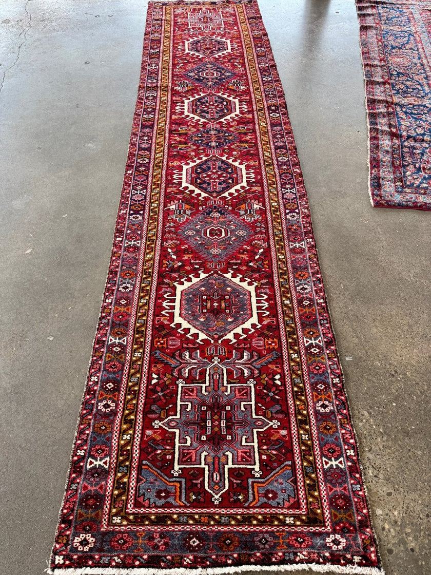 Persian Karaja Runner Rug | 3' 1