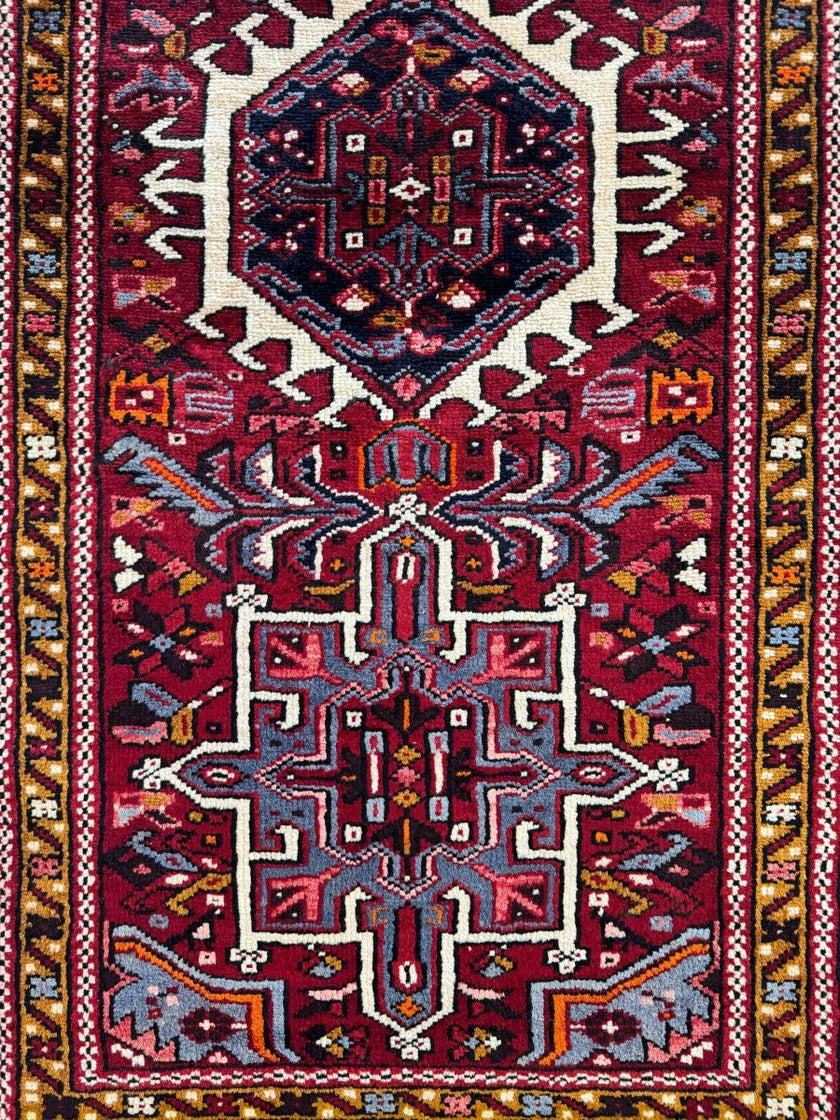 Persian Karaja Runner Rug | 3' 1