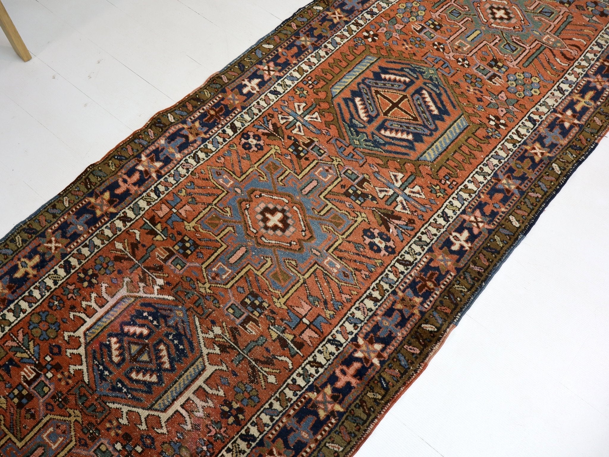 Persian Karaja Runner Rug | 3' 4