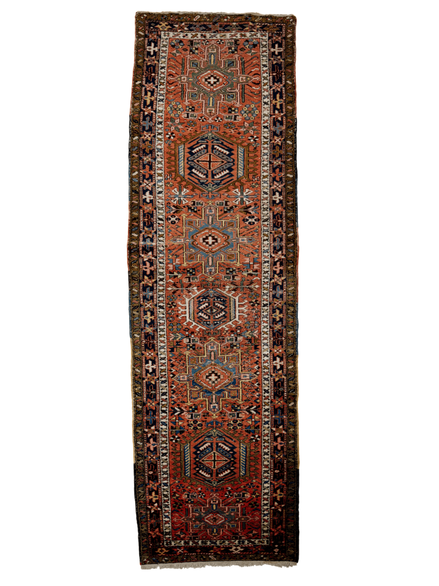 Persian Karaja Runner Rug | 3' 4