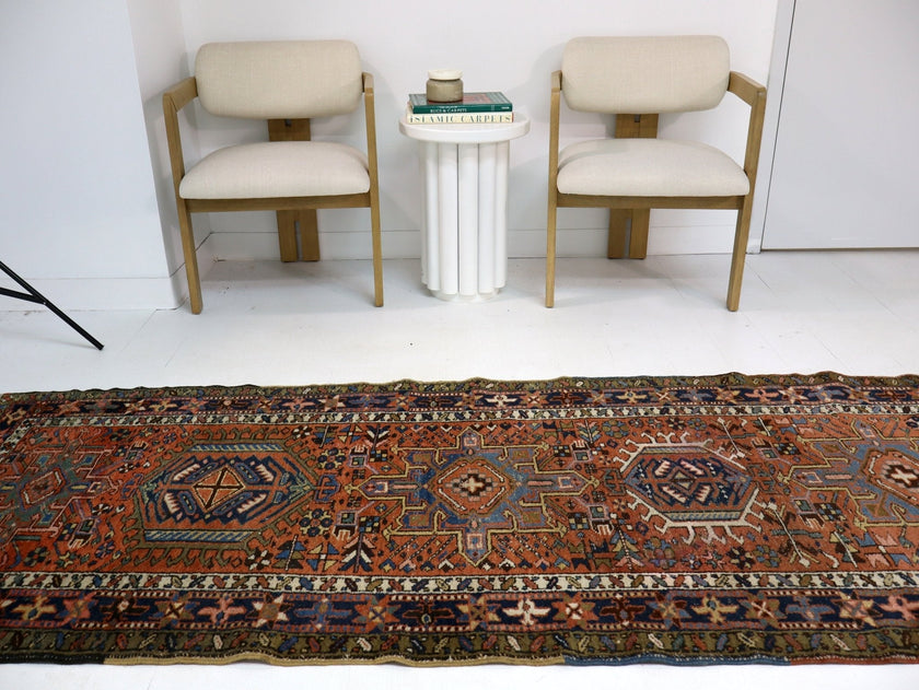 Persian Karaja Runner Rug | 3' 4