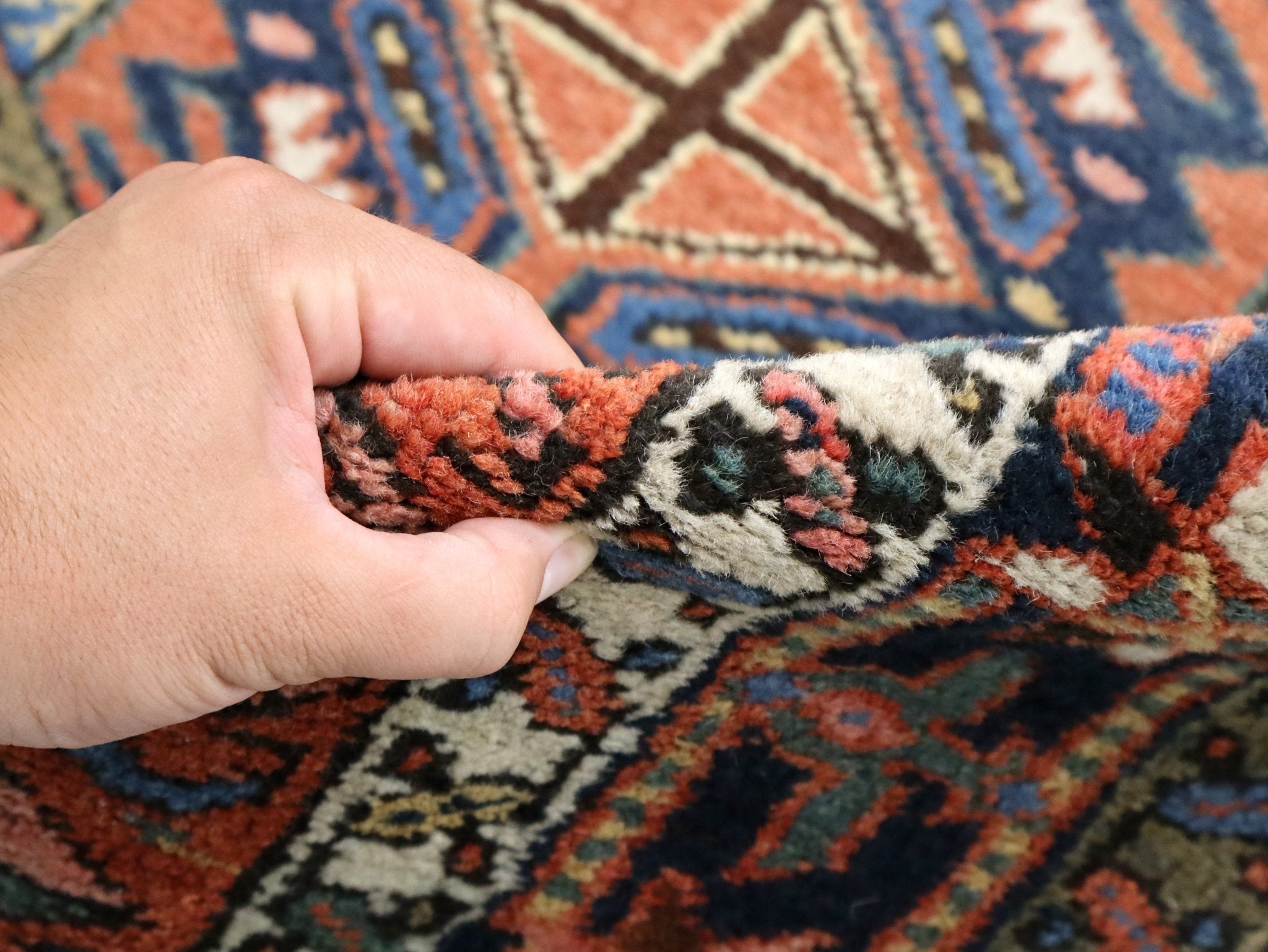 Persian Karaja Runner Rug | 3' 4