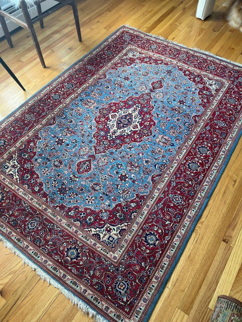 Persian Kashan (or Yazd) Rug | 6' 6
