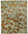 Persian Kashan Overdyed Rug | 7' 5