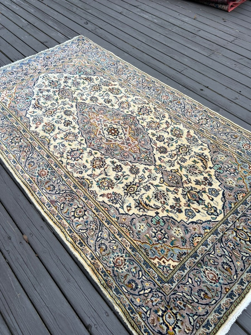Persian Kashan Rug 1/2 | 6' x 3' 5