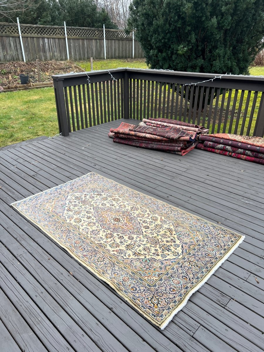 Persian Kashan Rug 1/2 | 6' x 3' 5