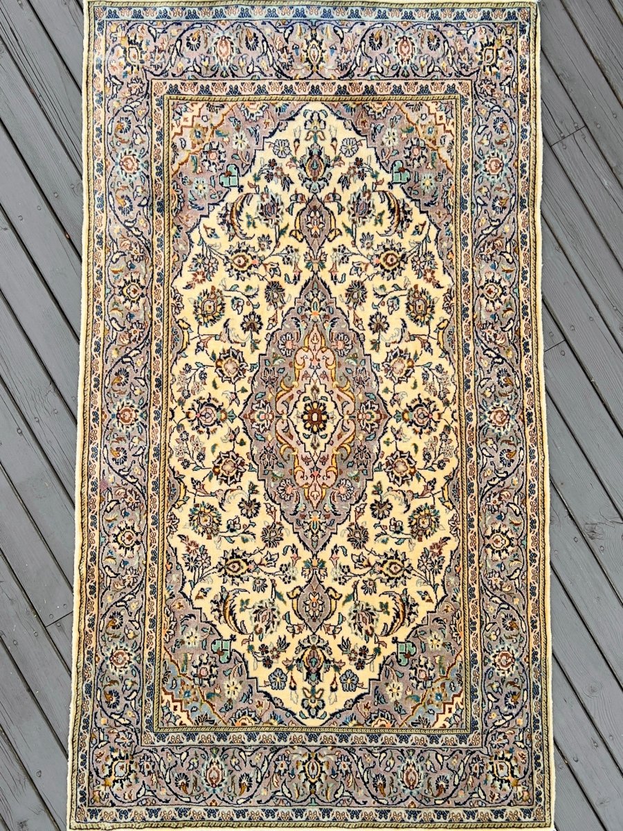 Persian Kashan Rug 1/2 | 6' x 3' 5