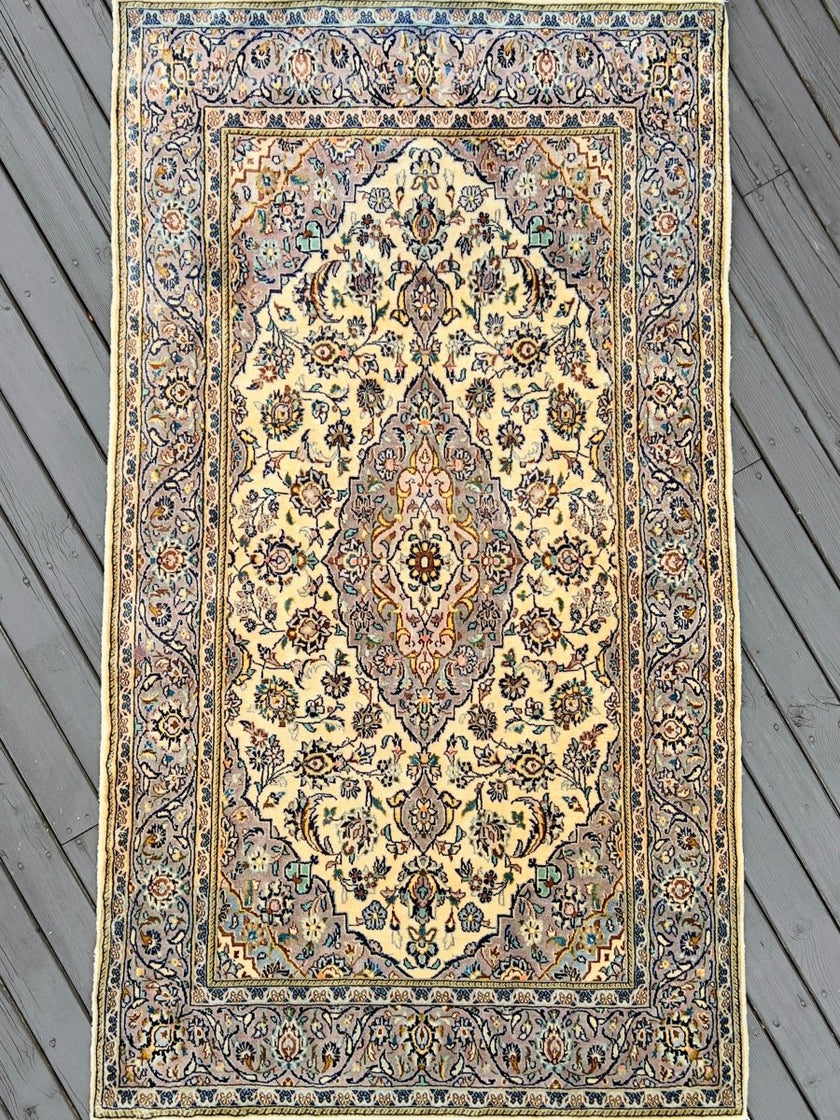 Persian Kashan Rug 1/2 | 6' x 3' 5