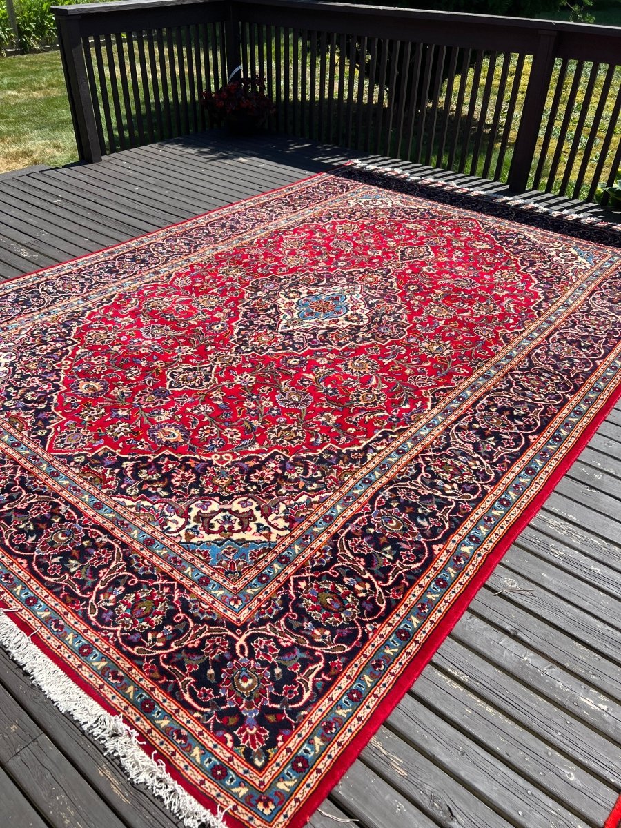 Persian Kashan Rug | 12' x 8' 4