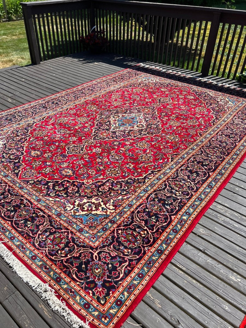 Persian Kashan Rug | 12' x 8' 4