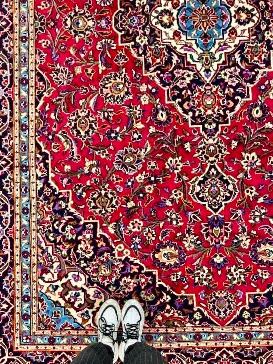 Persian Kashan Rug | 12' x 8' 4