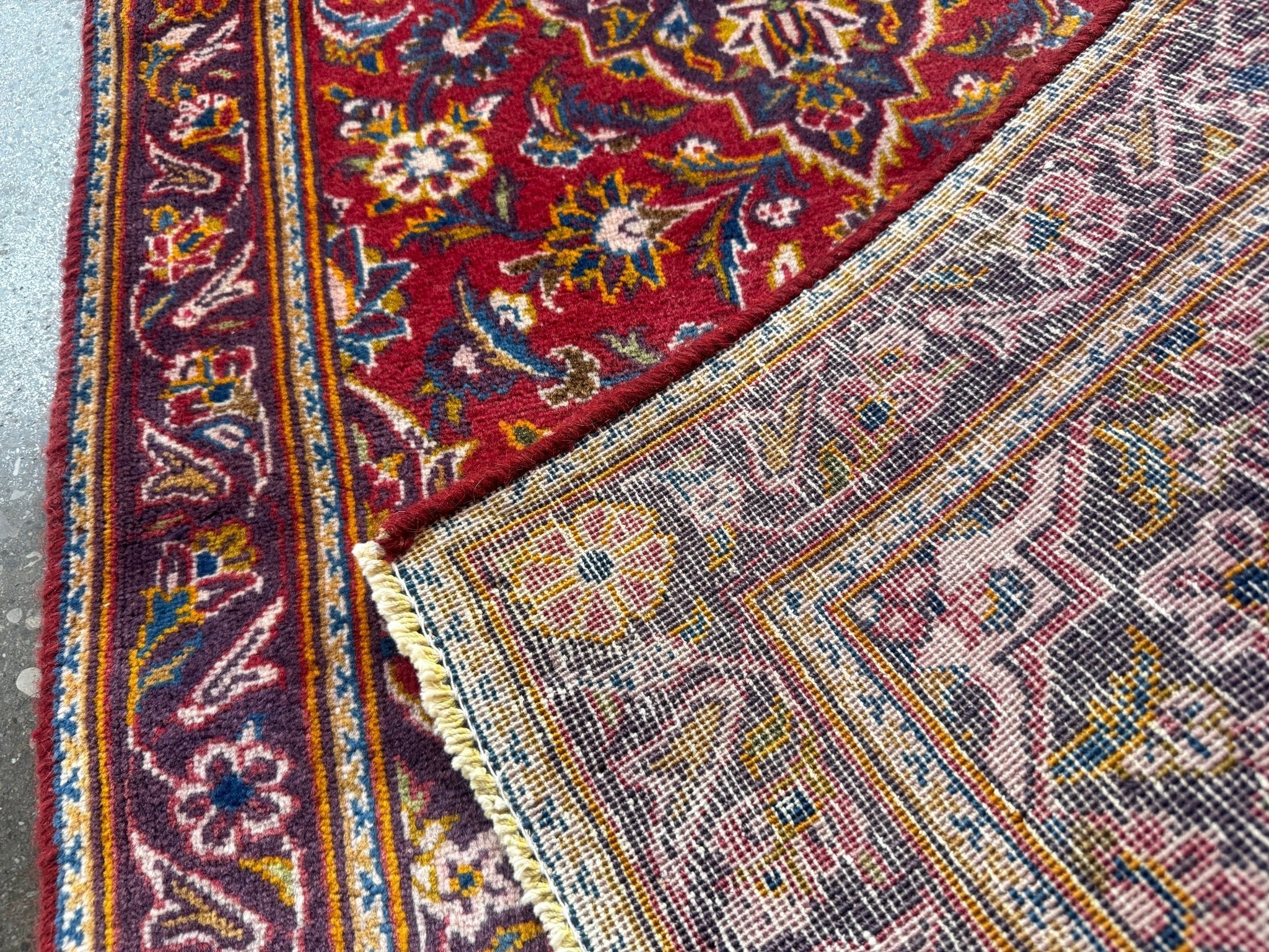 On Hold - Persian Kashan Rug | 2' 1