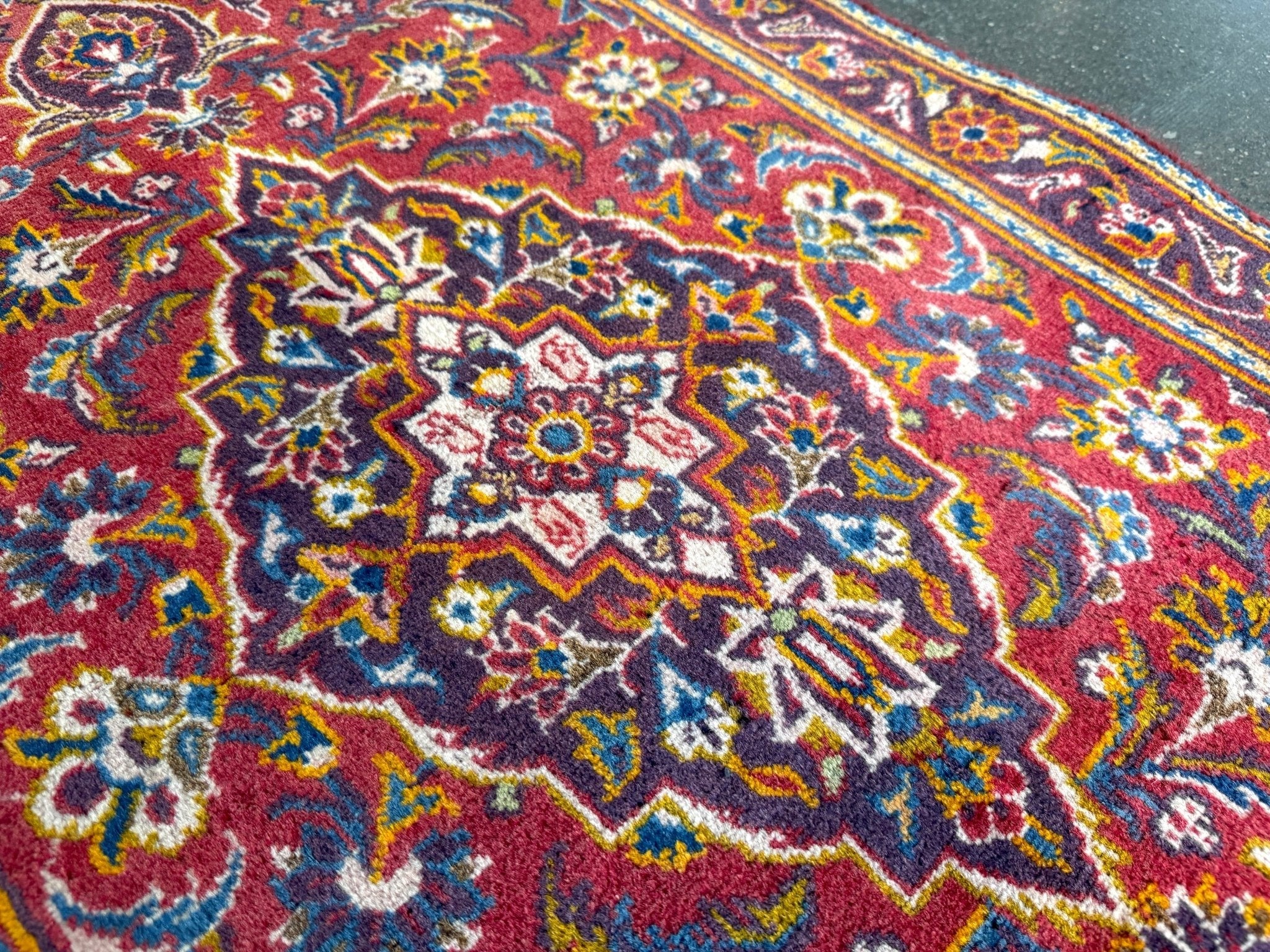 On Hold - Persian Kashan Rug | 2' 1