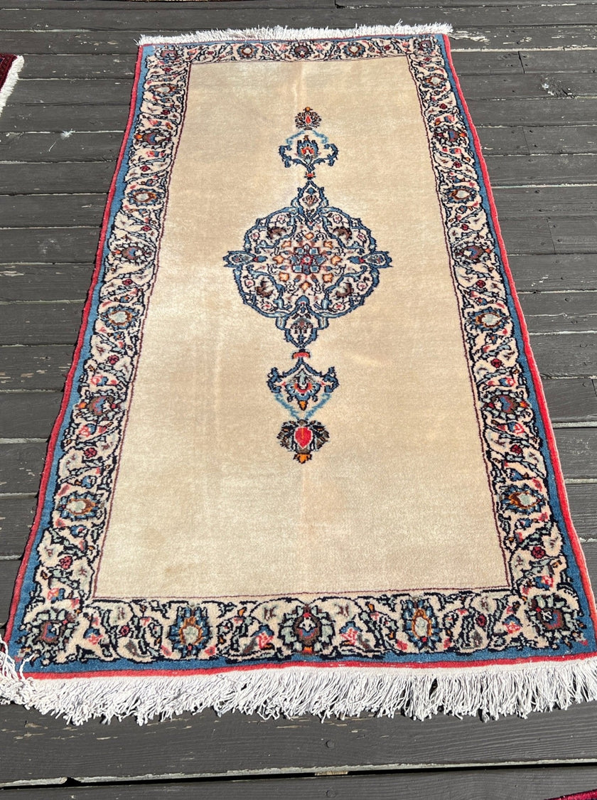 Persian Kashan Rug | 2' 4