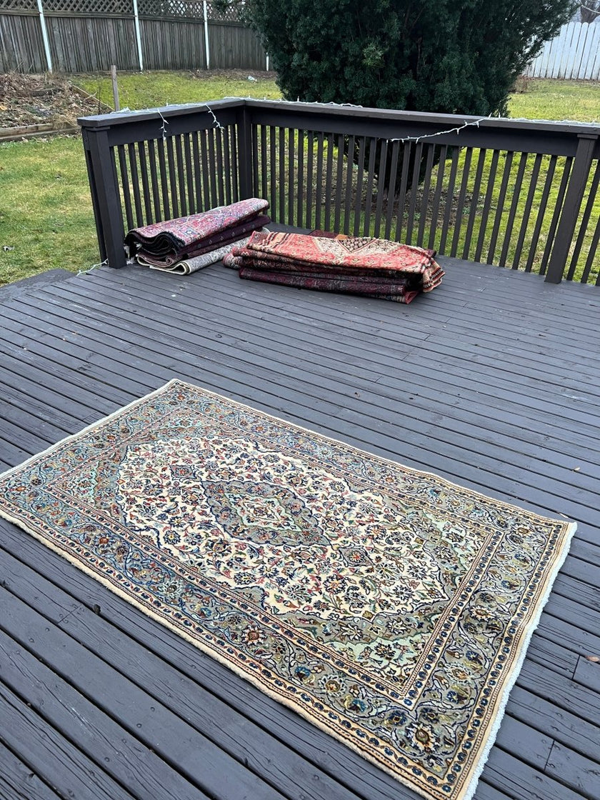 Persian Kashan Rug 2/2 | 6' x 3' 5